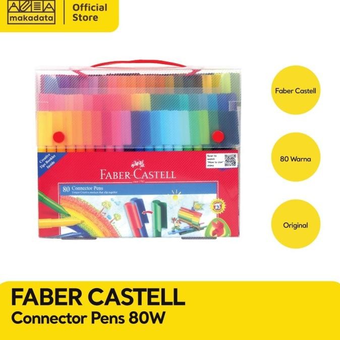 

Sale Connector Pen | Spidol Faber Castell 80 Warna