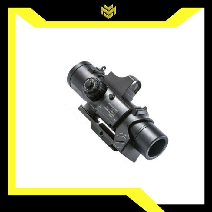 Scope WGG Elcan Spectre DR4X Dummy Red Dot Nerf Gel Blaster 20-21mm Premium