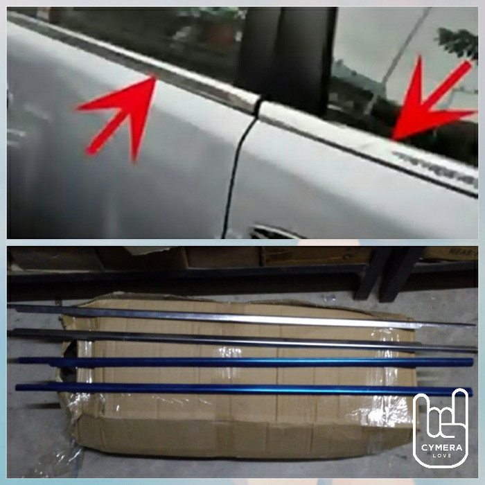 List Kaca Samping Chrome Avanza Xenia 2005 2011