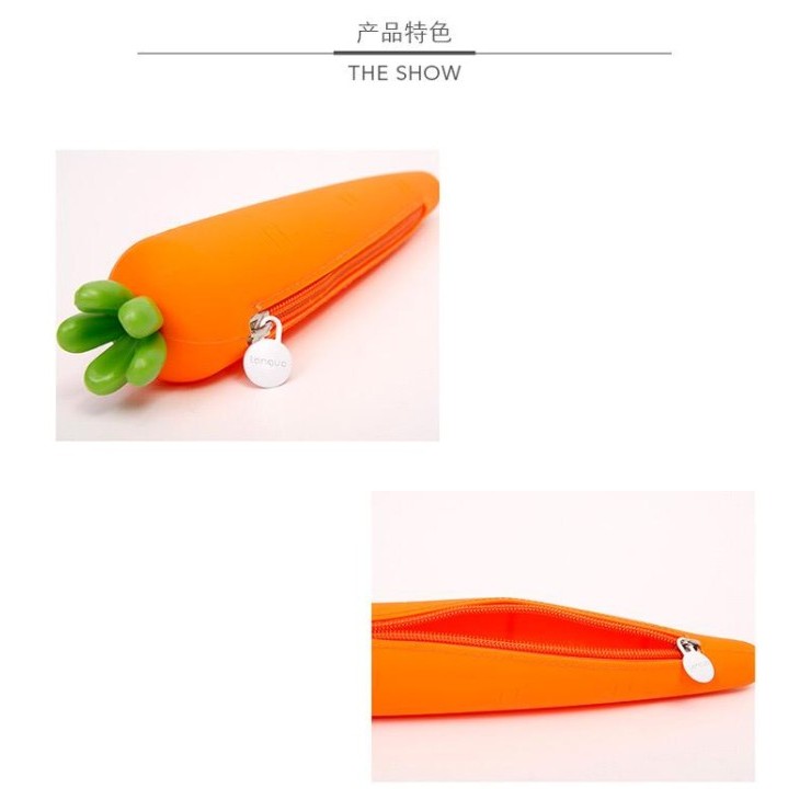 

TEMPAT PENSIL / PENCIL CASE / PEN CASE KARAKTER CARROT