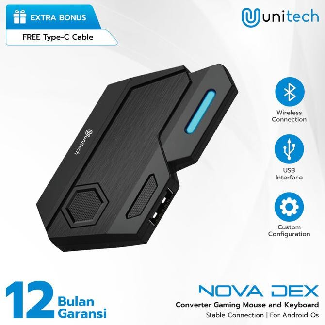 Unitech Converter Nova Dex MIX SE Mouse Keyboard Wireless Bluetooth Android HP Tablet