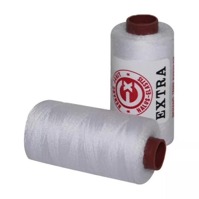 best produk] Original Termurah | Benang Jahit Extra Warna Putih Kualitas Bagus