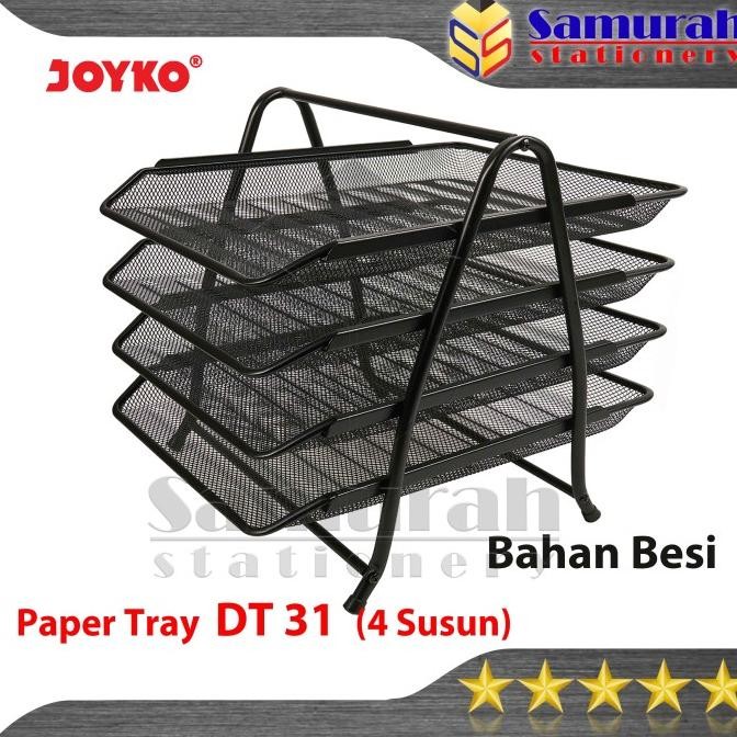 

NEW Document Tray Besi 4 Tingkat DT 31 Joyko / Rak Dokument Kertas 4 Susun