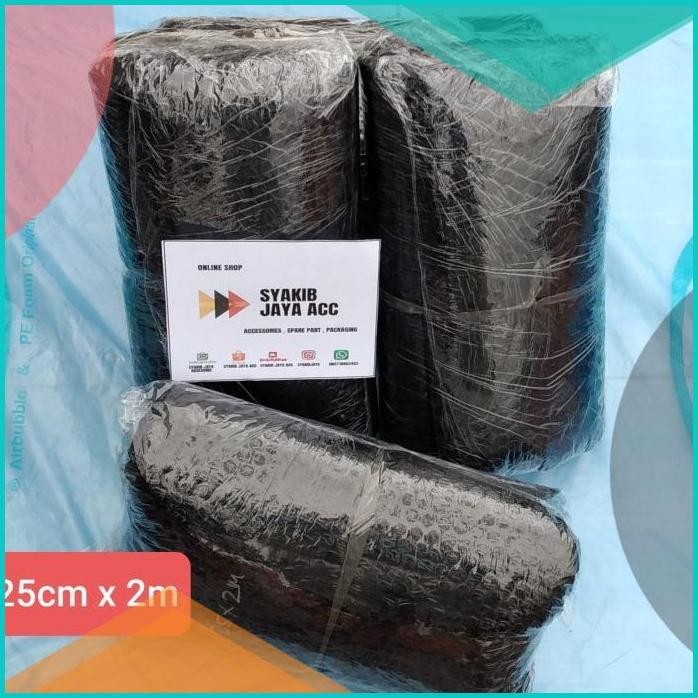 

plastik bubble wrap Hitam pekat 125cm x 2m, Harga TERMURAH 11OKTZ4 per