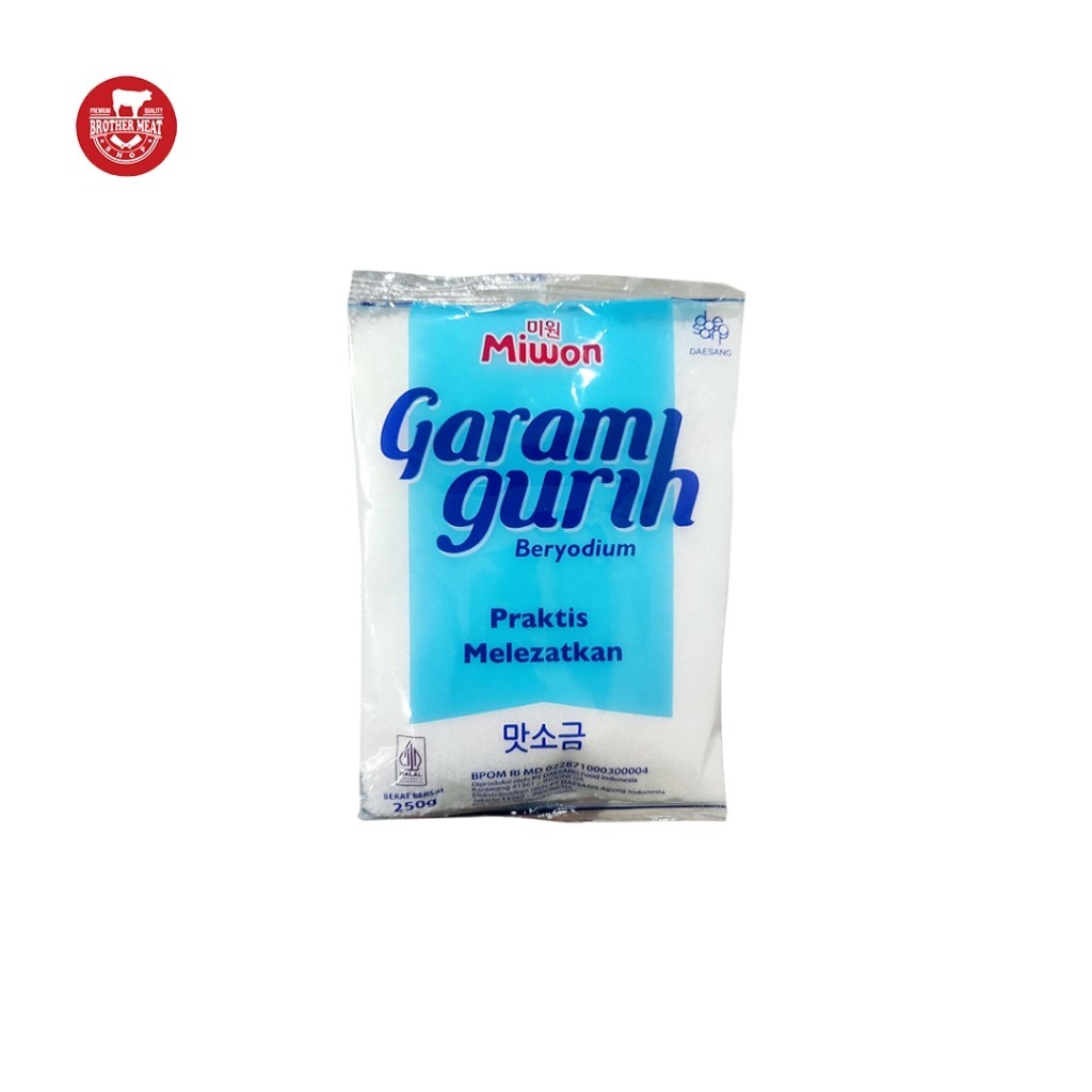 

Miwon Garam Gurih Beryodium 250gr - Brothermeatshop