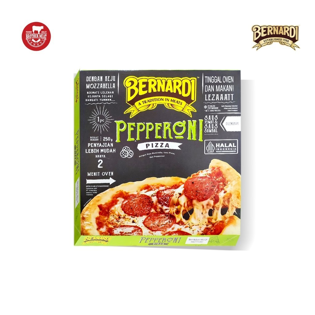 

BERNARDI Pepperoni Pizza Frozen 260gr - Brothermeatshop