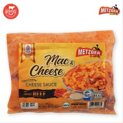 

Metzger Mac And Cheese Keju Asli Smoked Beef 250gr