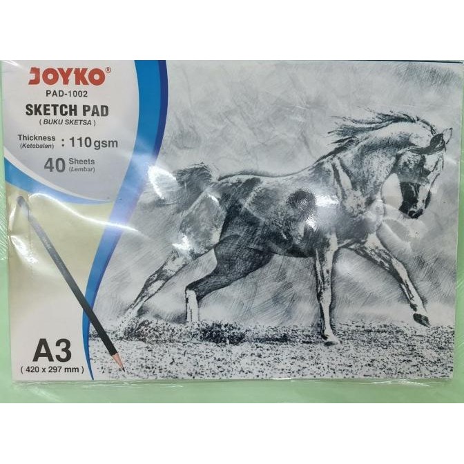 

Sale Buku Sketsa Joyko A3 40Sheet 110Gsm Sketch Pad Gambar Lukisan