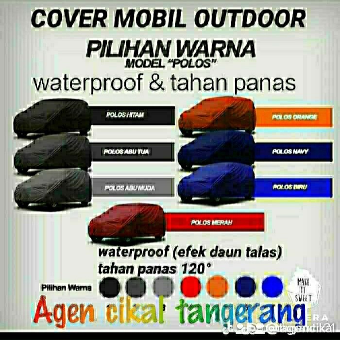 Cover Mobil Outdoor/Sarung Mobil/Tutup Mobil