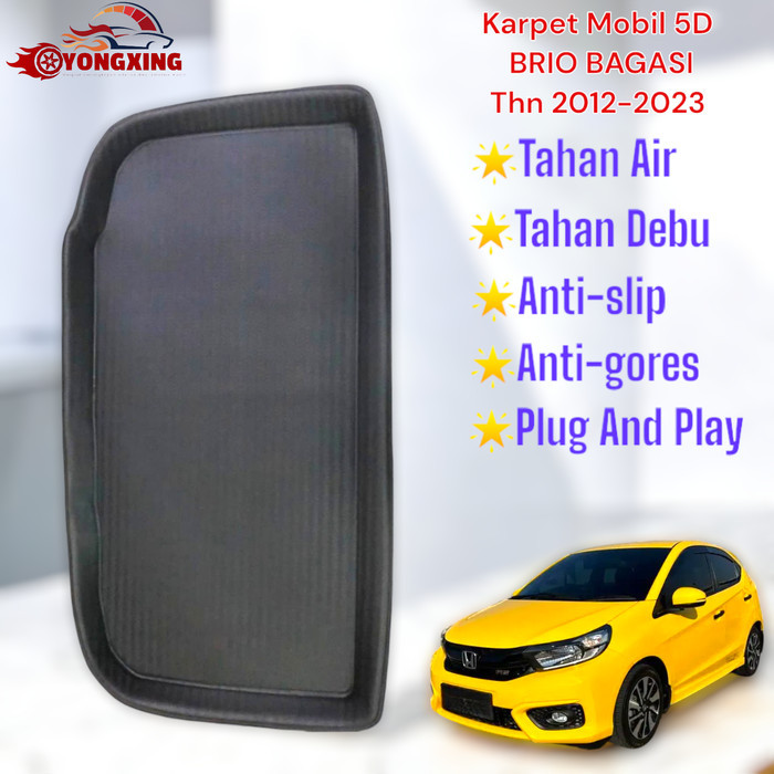 Redpower Karpet Mobil 5D Premium Honda Brio 2016-2021