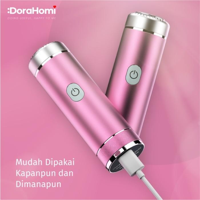 Dorahomi Pencukur Bulu Kemaluan Ketiak Lady Shaver Bulu Kaki Wanita
