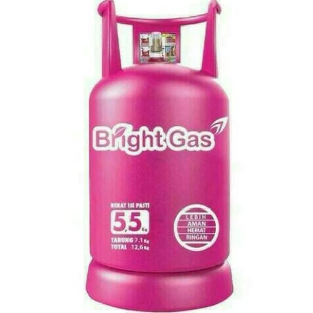 (INSTANT KURIR) TABUNG GAS ELPIJI 5 KG + ISI BRIGHT GAS