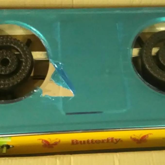 Kompor Cast Iron / Cor 2 Tungku LPG Butterfly