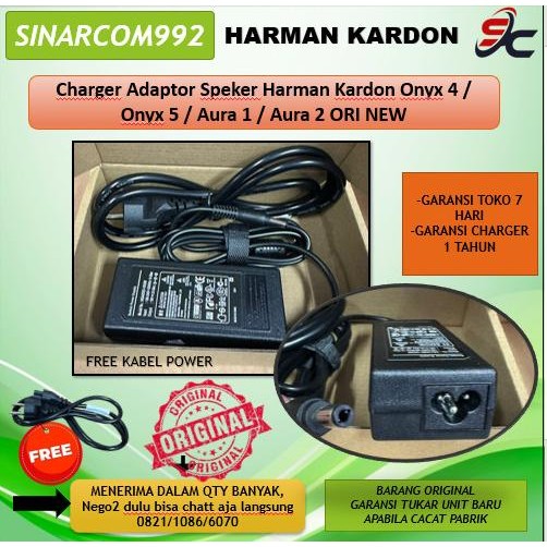 Charger Adaptor Speker Harman Kardon Onyx 4 / Onyx 5 / Aura 1 / Aura 2