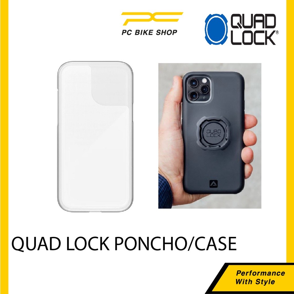 QUAD LOCK IPHONE 15/14/13 PONCHO/PHONE CASE IPHONE 13, IPHONE 13 PRO, IPHONE 14, IPHONE 14 PRO MAX |
