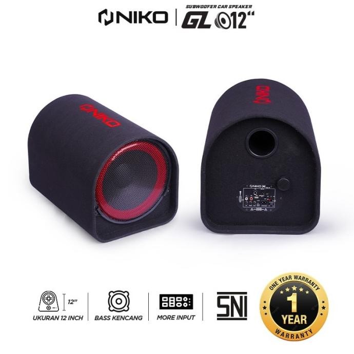 Speaker Niko Bluetooth GL12 / Speaker Subwoofer Bass 12 inch