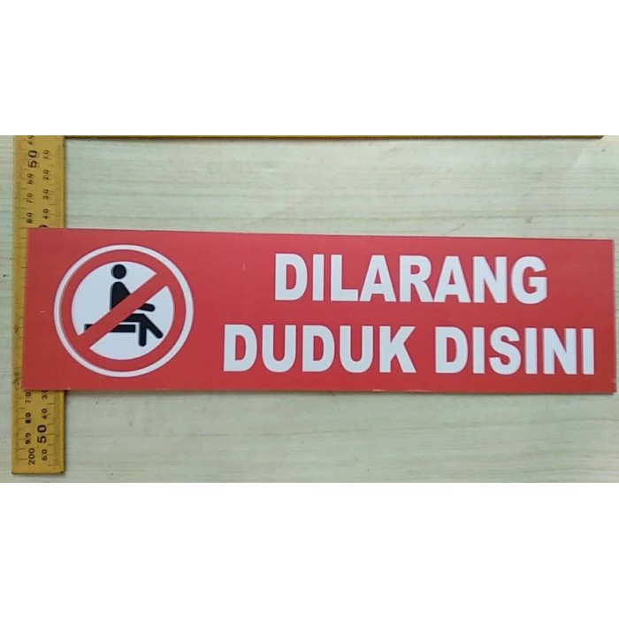STOK TERBATAS Dilarang duduk disini