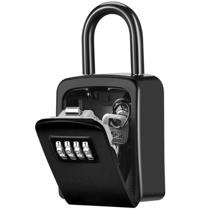 Gembok pintu pagar brankas rumah 4 password + tempat kunci [terbaik]