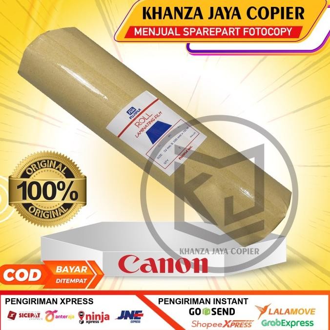 

BEBAS ONGKIR - Plastik Laminating Roll Fujipla Biru Glossy 32micx330mmx150m Original