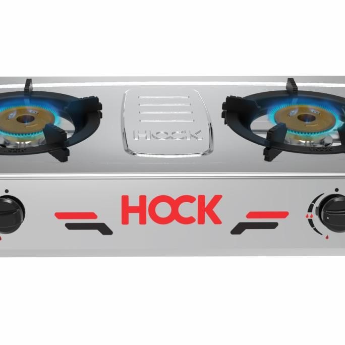 kompor gas hock 2 tungku body stenles