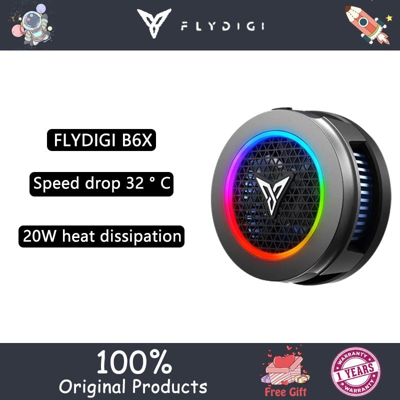 Flydigi B6X/B7X Magnetic Wireless RGB Fan Radiator |34EE2AF2|