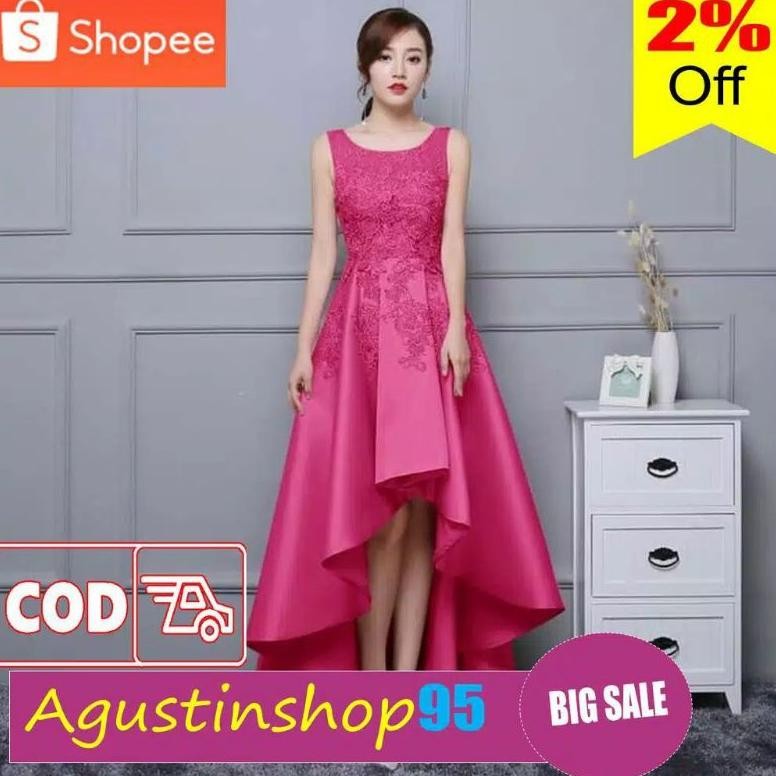 BVF Baju Cheongsam Wanita Dewasa Dress Shanghai Imlek Sincia Remaja Merah Mini Maxi Murah Cewek Gaun