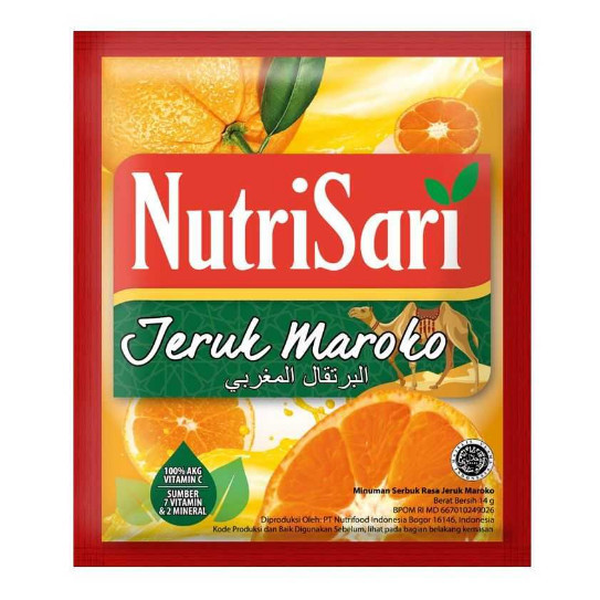 

Nutrisari Jeruk Maroko 1 Renceng Isi 5 Original Asli