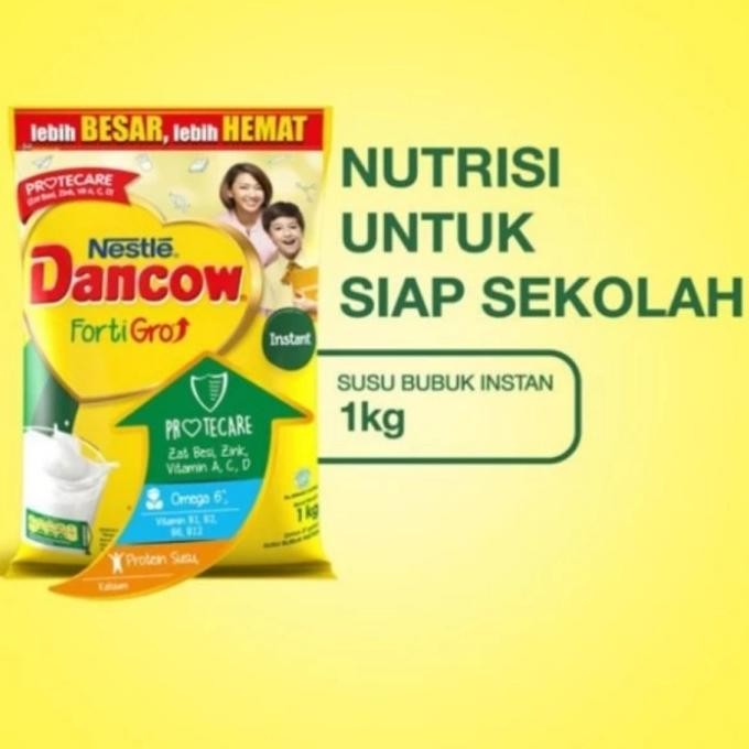 

Susu Dancow Fortigro instan putih 1kg [terbaik]