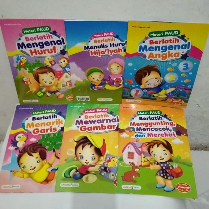 

EKSLUSIF buku isi 6 paket materi paud