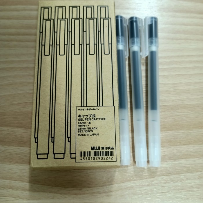 

muji gel pen cap type 0,5 mm