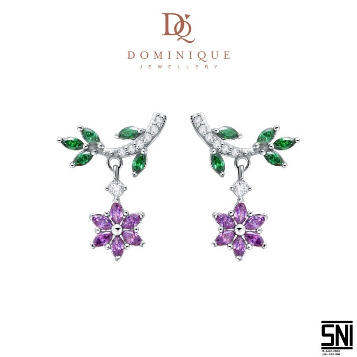 Ready Giwang - Flower Garden Sandra Dewi Gold 75,5% SNI