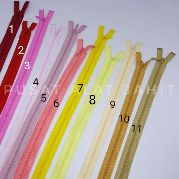 TERBARU RESLETING SLETING SELETING JEPANG LEPAS UNTUK JAKET ZIPPER JACKET 50CM