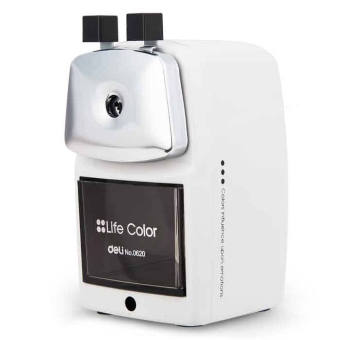 

TERBARU Deli E0620 School Rotary Sharpener. Rautan Pensil