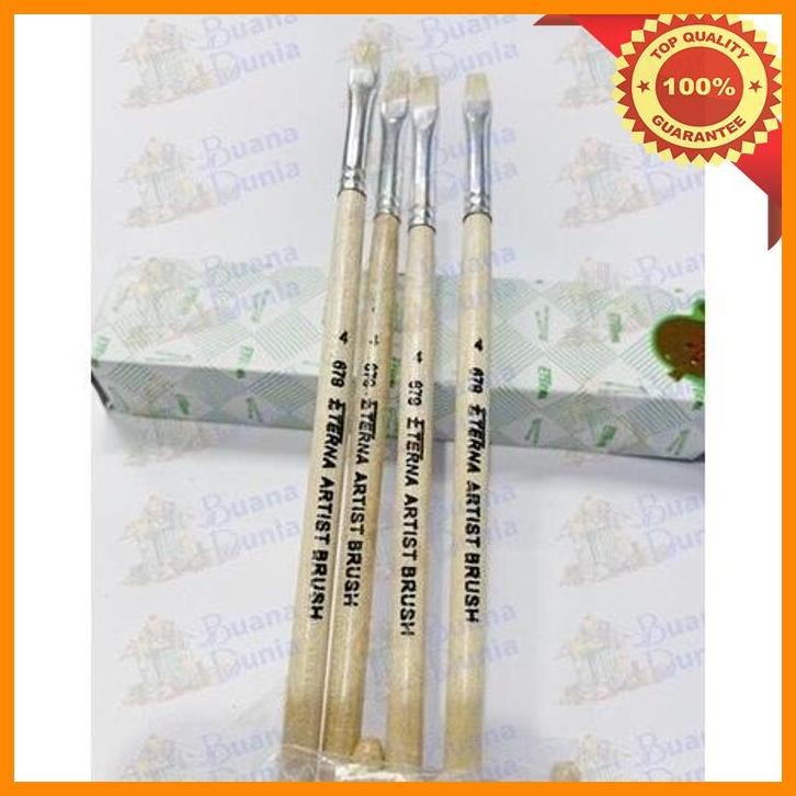 

(BUAN) KUAS GAMBAR ETERNA 4 INCH | KUAS LUKIS | ARTIST PAINT BRUSH | ATK