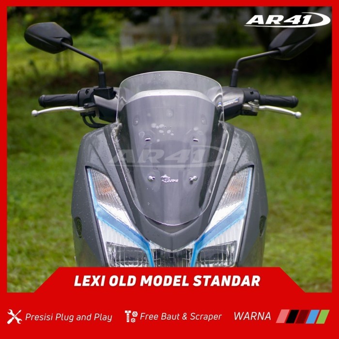 Windshield Lexi model bubble. Visor Yamaha Lexi model bubble tdr standar AR41
