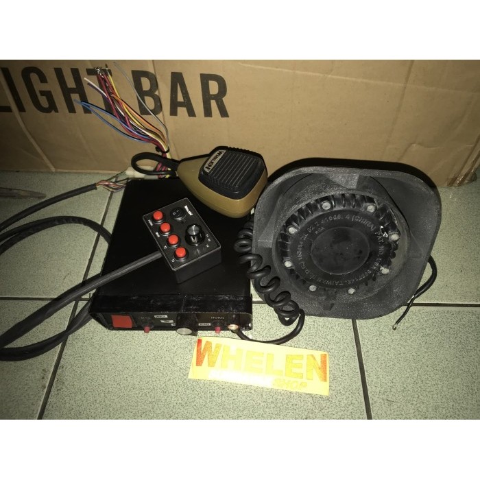 Limited.. Paket Whelen Second 200W Whelen 295Hfsa1 + Whelen Sa315P