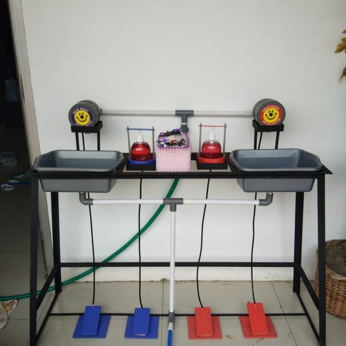

Terbaru Wastafel Portabel Sistem Pedal Injak