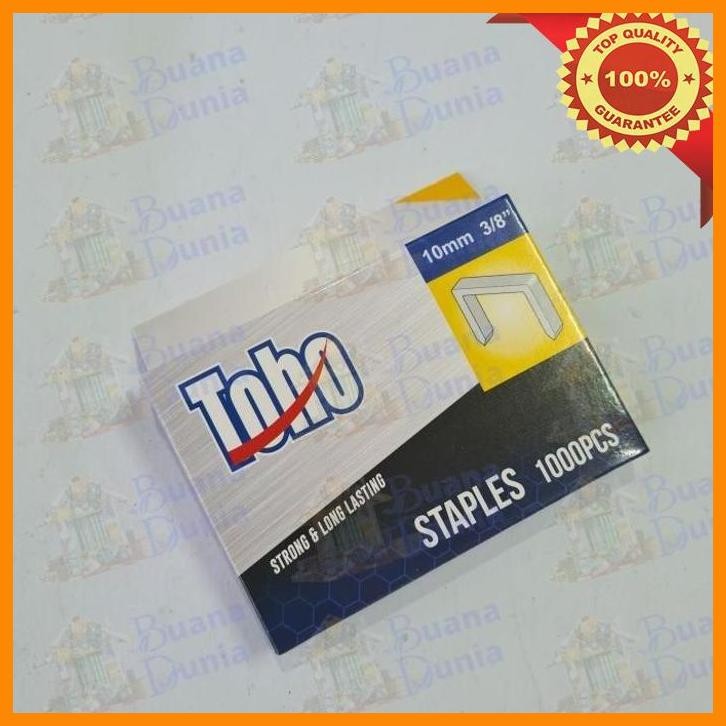 

(BUAN) ISI STAPLES TEMBAK TOHO 10MM | REFILL STAPLE GUN TACKER | AIR STAPLER