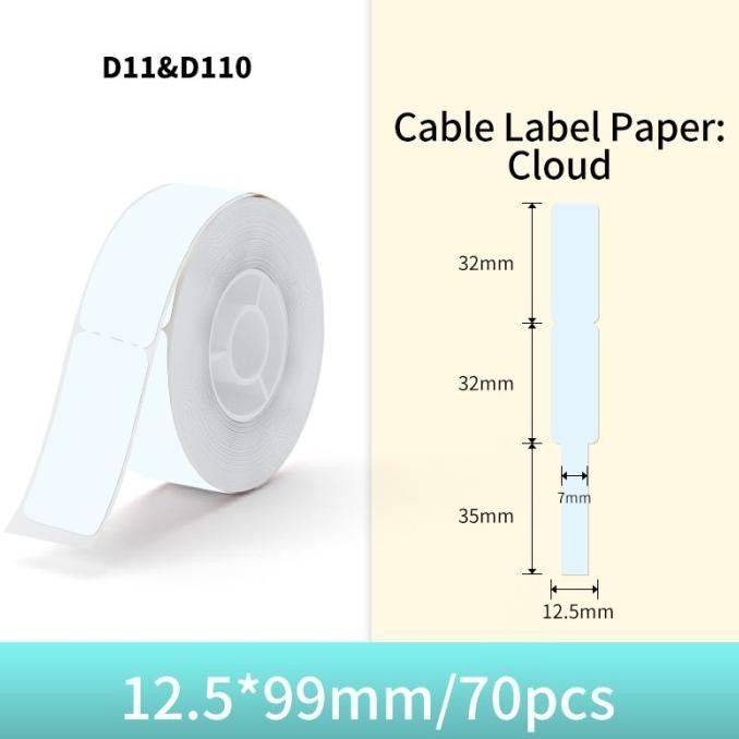 

Sale Label Stiker Niimbot D11 D110 D101 H1S Cable Kabel Lan Tag Sticker