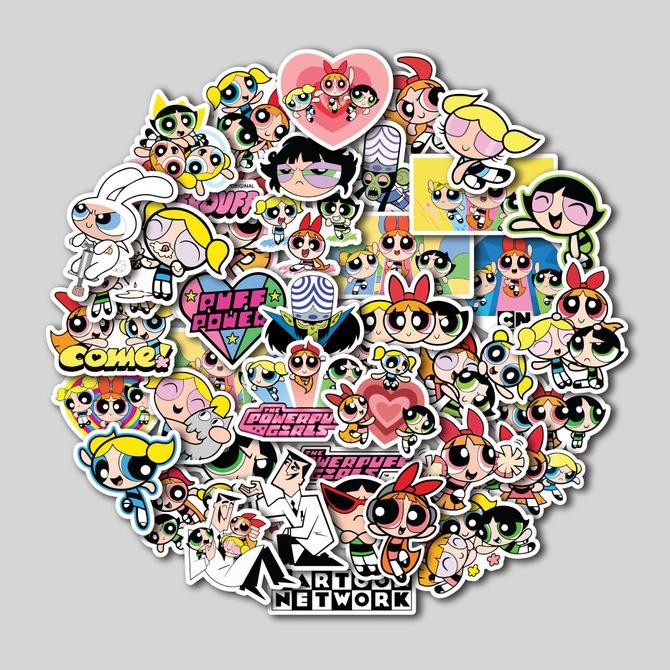 

Sale Sticker Pack Powerpuff Girl | Sticker Tumbler | Stiker Laptop Koper Helm