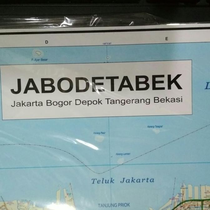 

BERMUTU Peta Jabodetabek GRATIS ONGKIR