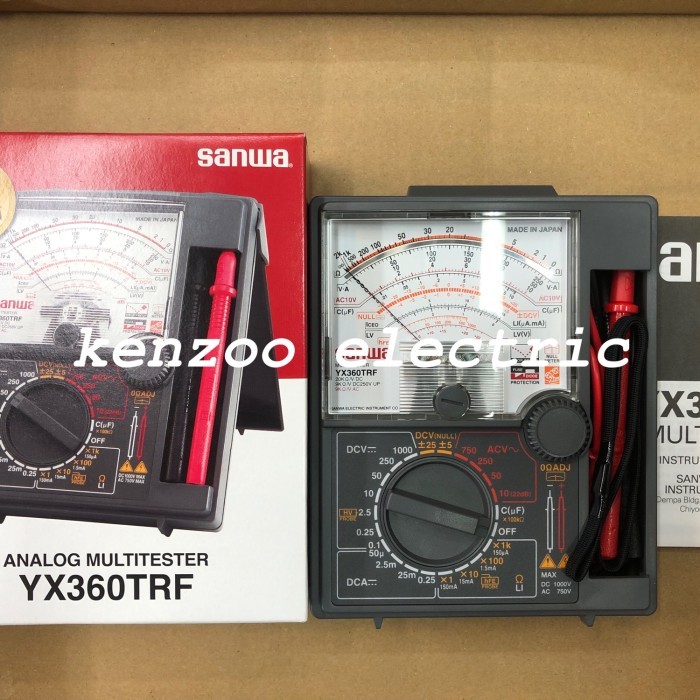 Jual Multitester Analog Sanwa Yx360Trf Original Avometer Analog Sanwa Yx360