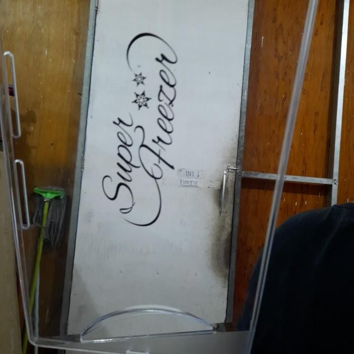 Tutup Pintu Freezer Kulkas 1 Pintu Sanken Skv 181,Skg 186, 192 196 Ori