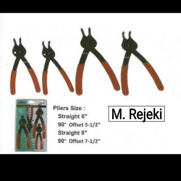 Jual Tang Snap Ring Set 4 Pcs - Wipro Tsr-S4 (Ori)