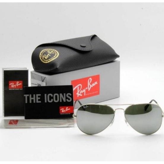 Ready KACAMATA RAYBAN AVIATOR RB3025 CLASSIC MIRRORED ORIGINAL