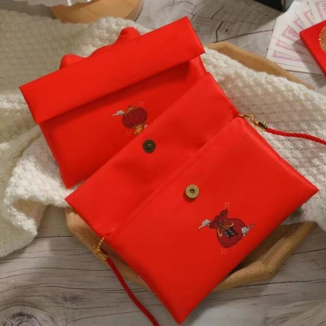 

Amplop Angpau Merah Premium Angpao Imlek Kado Ultah Ortu PJG 2922 isi6 SS99