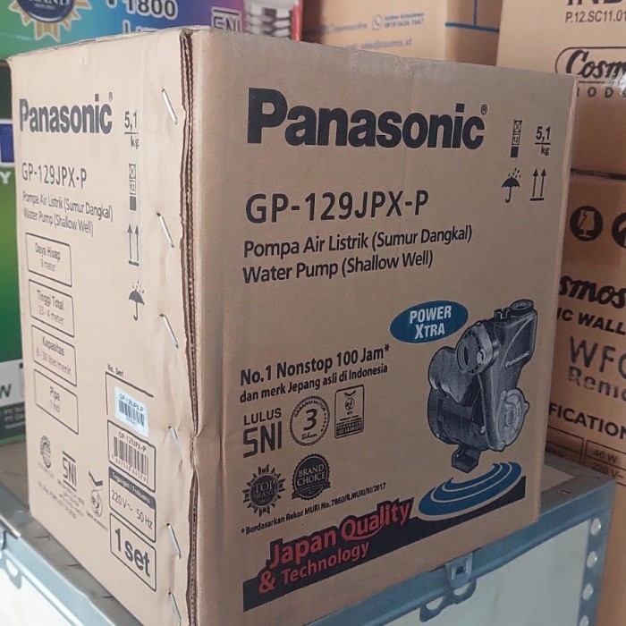 MURAH MESIN AIR / POMPA AIR PANASONIC 125 WATT JP 129 JXK