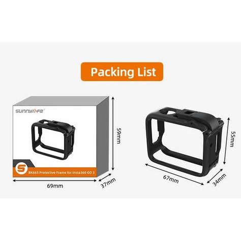 

Sunnylife Protective Frame Plastic Case Cover Insta360 Go 3 / 3S Terlaris
