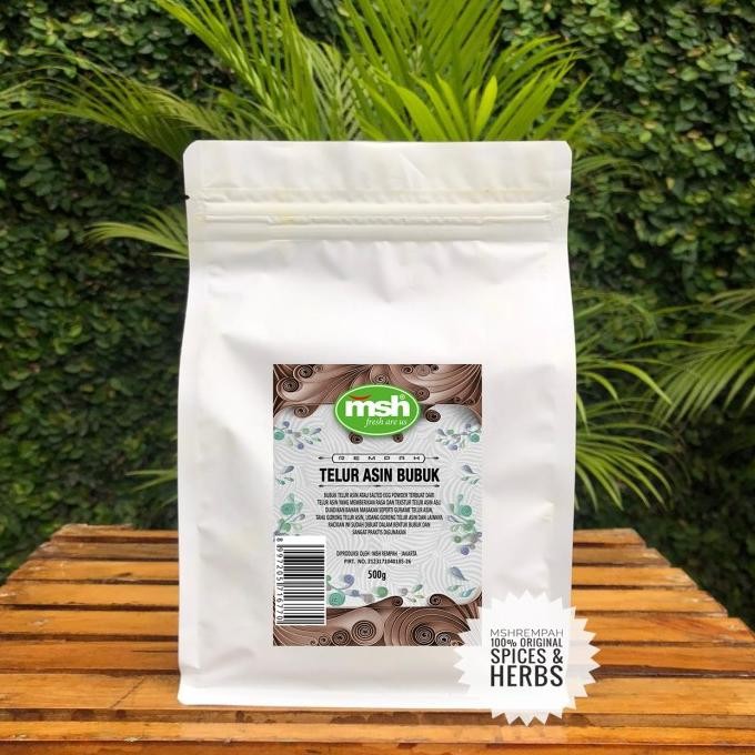 

Telur Asin Bubuk 500 G Terlaris