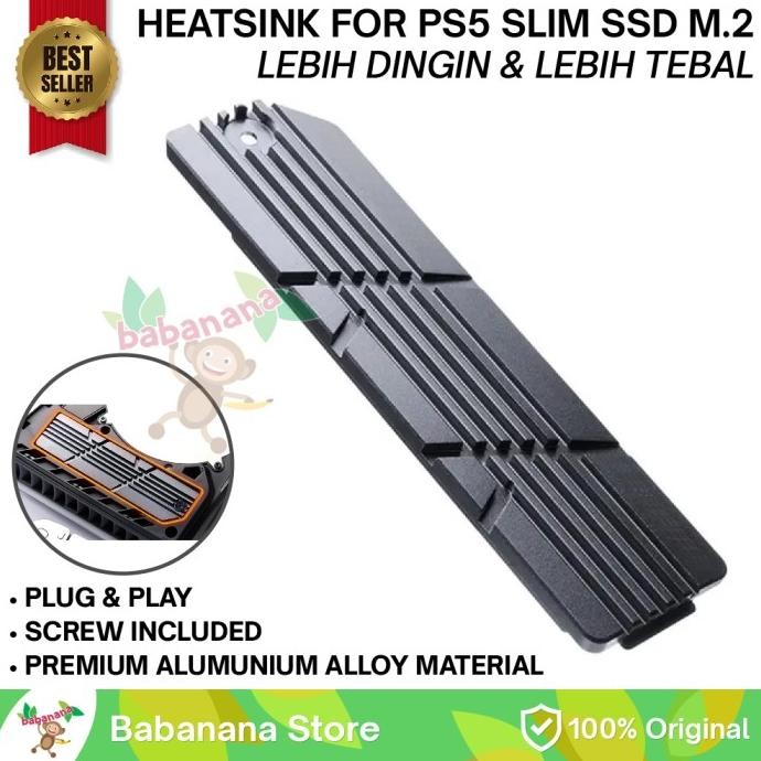 Heatsink M.2 PS5 SLIM SSD Cooling Cooler Heat Sink PS 5 Playstation 5 KAR